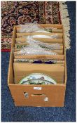 Box Containing A Collection Of Cabinet Plates, To Include Coalport, Noritake, Bishop and Stonier