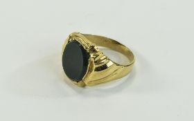 14ct Gold Set Single Stone Dress Ring. Marked 14ct. As New Condition.
