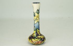 Moorcroft Limited Edition And Numbered Vase Floral Pattern Design, Designer N. Slaney, Date 2006,