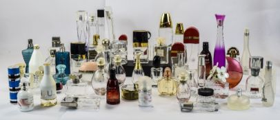 A Large Collection of Modern Scent and Perfume Bottles, Various Designs, Makers and Shapes. Over