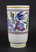 Poole 1960's Designed Vase, Designer Trudi Carter c1950's, 10'' High, Excellent Condition.