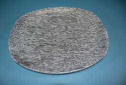 Midwinter Tonga Pattern Stylecraft Shape Large Oval Plate c 1955