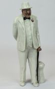 Royal Doulton Churchill Figure, Sir Winston Churchill, HN3057, Designer A Hughes, Issued 1985.