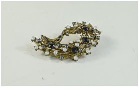 A Large ' Costume Jewellery ' Type Brooch In a Box.