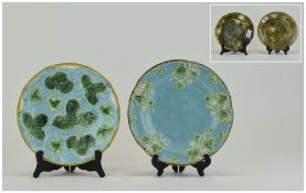 Majolica 19thC George Jones Monogrammed