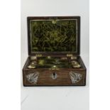 Victorian Rosewood Travelling Toiletry B