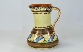 Myott & Son Art Deco Hand Painted Jug. c