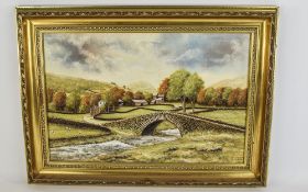 Keith H Fenwick F.R.S.A Framed Oil On Bo