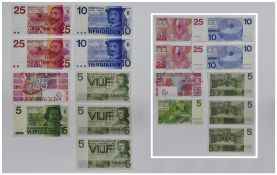 A Collection of 1960's and 1970's Netherland Banknotes.