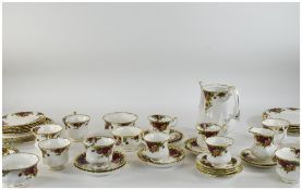 Royal Doulton Part Tea Service ' Old Country Rose ' Pattern. Approx ( 52 ) Pieces In Total.