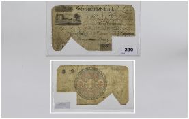 Stowmarket Bank Five Pounds, 7 December 1826, no.