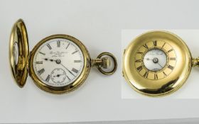 Lever Brothers of New York Demi Hunter Pocket Watch.