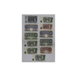 A good collection of United Kingdom bank notes, all in mint/uncirculated condition.