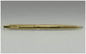 Parker - Ladies Gold Plated Slim Ballpoint Pen, Comes In Original Box and In Nr / Mint Condition.