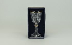 Rosenthal Judacia Collection Glass Kiddush Cup.