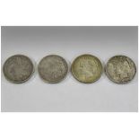 United States of America Silver Morgan and Peace Dollars ( 4 ) in total.