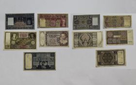 A Collection Dutch Bank Notes.