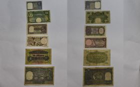A Collection of Banknotes 6 in total.