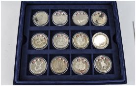 Westminster The Golden Jubilee Ltd Edition Coin Collection. Comprises ( 15 ) Proof Coins In Total.