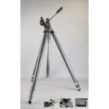 Gitzo French Heavy Duty Vintage Tripod, Complete With Gitzo R.No1 Tripod Tilt Head, Comes With
