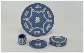 Small Collection of Wedgwood, Comprising Plate, Egg Cup, Pin Dish and Trinket Bow.