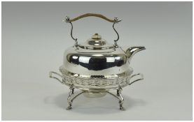 The Original Ambleside Silver Plated Spirit Kettle And Stand.