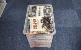 Large Box of Books to Includes some Military.