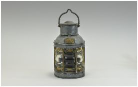 A Vintage Nautical Improved Combination- Ships Launch Lamp. Used Condition but No Damage. 11.