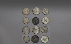 A Collection of High Grade Silver Coins ( 6 ) Coins In Total.