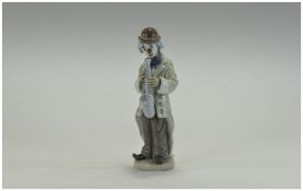Lladro Figure "Sam Sax" Model number 5471, issued 1988 Height 8.5" inches, mint condition, boxed.