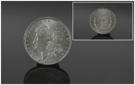 United States of America Morgan Silver Dollar. Dated 1880. Uncirculated.