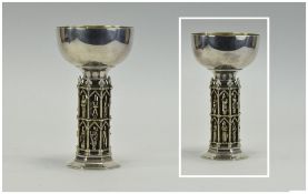 Wells Cathedral Ltd Edition Nice Quality Ecclesiasical Chalice. Number28 of 800 gilt interior.