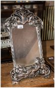 Art Nouveau WMF Style Table Top Strut Mirror.