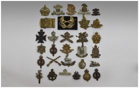 United Kingdom and Commonwealth Military Cap Badges.