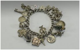 A Vintage and Good Quality Silver Bracelet.