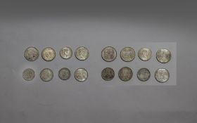 A Collection of Eight European Silver Co