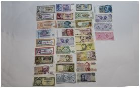 World Banknotes, Mixed Collection Of Ban