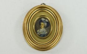 A 19th Century- Nice Quality Miniature P