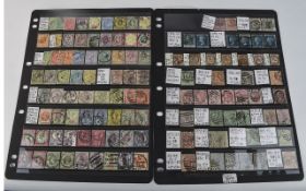 Queen Victoria & Edwardian Stamps Collection Of Approx 115 Mainly good to fine used odd nibbled or