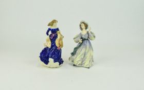 Royal Doulton Figures ( 2 ) In Total. 1/ Grand Manor HN2723. Designer W.K Harper Issued 1975-1981,