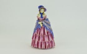 Royal Doulton - Early Figure ' The Victorian Lady ' HN728. Designer L. Harradine.