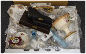 Box of Assorted Ceramics and Collectables.
