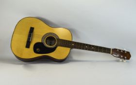 A Kray Acoustic 6 x String Guitar, G101 Model, Full Size. 1 x Thumb Screw, A/F.