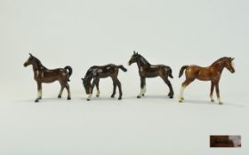 Beswick Foal Figures ( 4 ) In Total. Foal Figures All In Mint Condition. All 4.