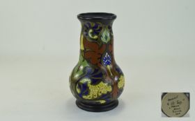 Gouda Rhodian Hand Painted Vase. Stands 9.75 Inches High. Good Condition.