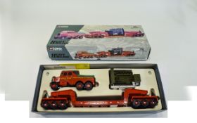 Corgi Classics - Ltd Edition Heavy Haulage Die Cast Models Siddle Cook Scammell Constructor and 24