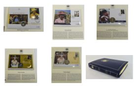 First Day Coin Covers The Queens Golden Jubilee Album Containing 17 Coin Covers