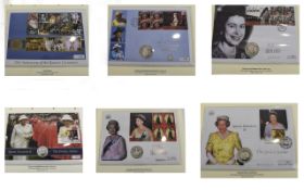 First Day Coin Covers The Queens Golden Jubilee Album Containing 15 Coin Covers