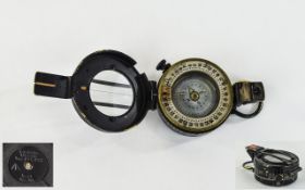 T. G & Co London World War II - Mark 3 Matching Compass, Num 236733. Good Condition and Working.