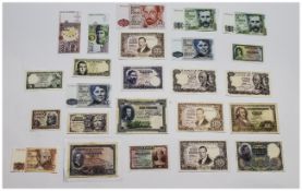 Spain - Vintage Collection of Bank Notes ( 24 ) In Total. 16 of Banknotes In Uncirculated Condition.